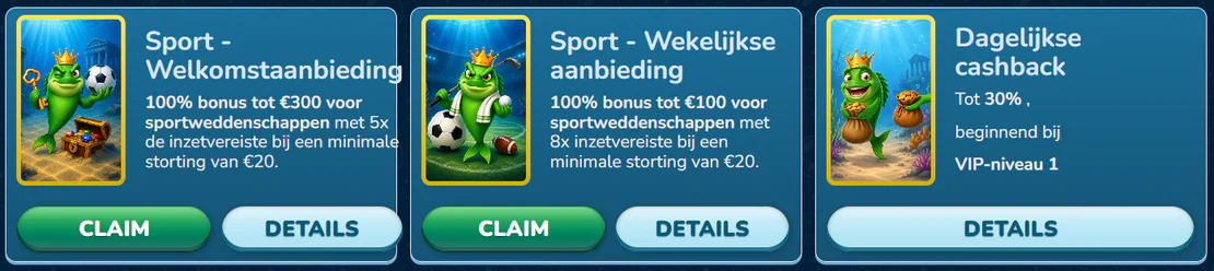 Extra spins en acties